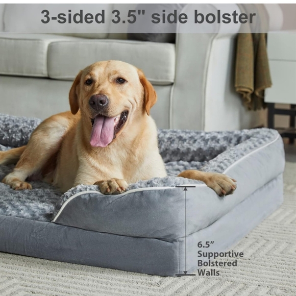Dog Beds for Large Dogs,Waterproof Dog Bed,Washable Dog Bed with Waterproof Lini - Picture 2 of 9